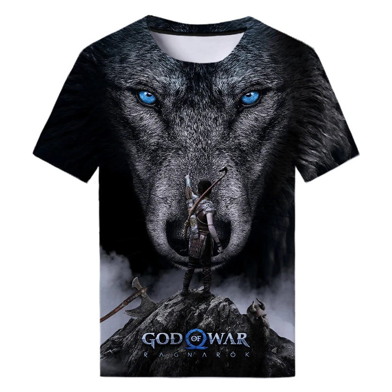 God of War Ragnarok Tshirts Casual Themed Cotton Tshirts - Option 8 / S Available at 2Fast2See.co