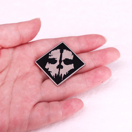 Call of Duty Ghost Skull Enamel Pin - Available at 2Fast2See.co