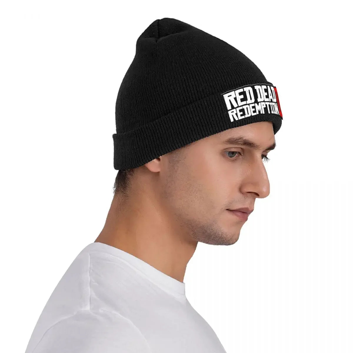 Red Dead Redemption 2 Knit Beanie Winter Warm - Black / One Size Available at 2Fast2See.co