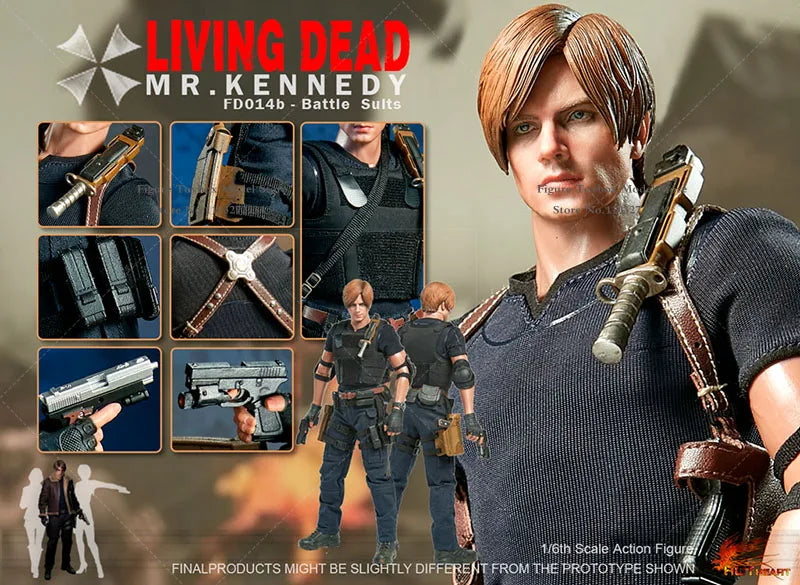 Resident Evil Mr.Kennedy Action Figure 1/6 Full Set 12" Figure Collection Gift Toy
