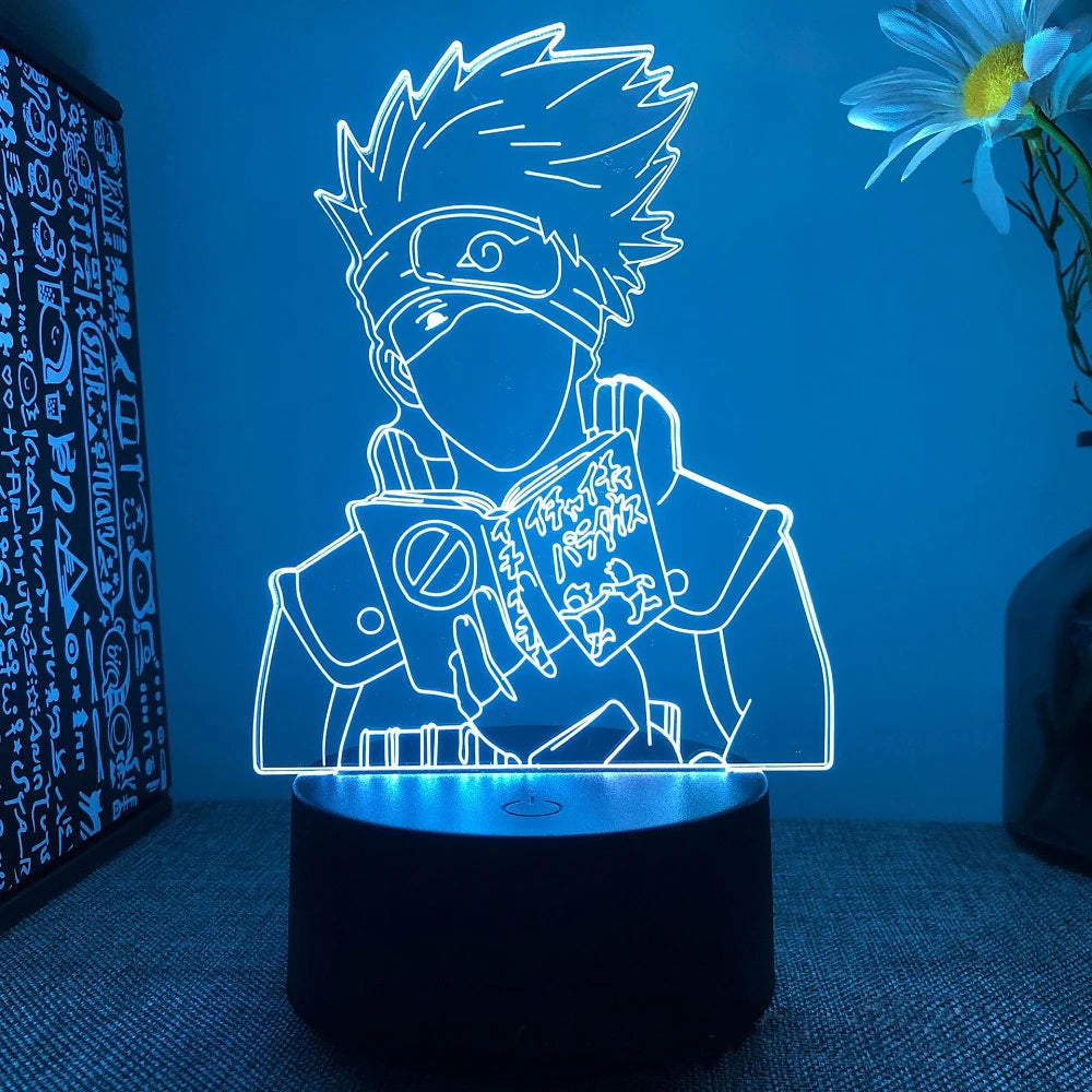 Anime Naruto Uzumaki LED 3D Night Lamps 16 Colors Lamp Decor