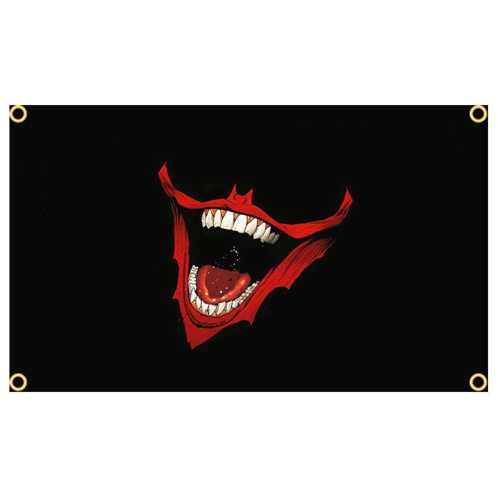 Joker Why So Serious? Inspired Fabric Banners Decoration Ideas - 3 / 90 x 150cm Available at 2Fast2See.co
