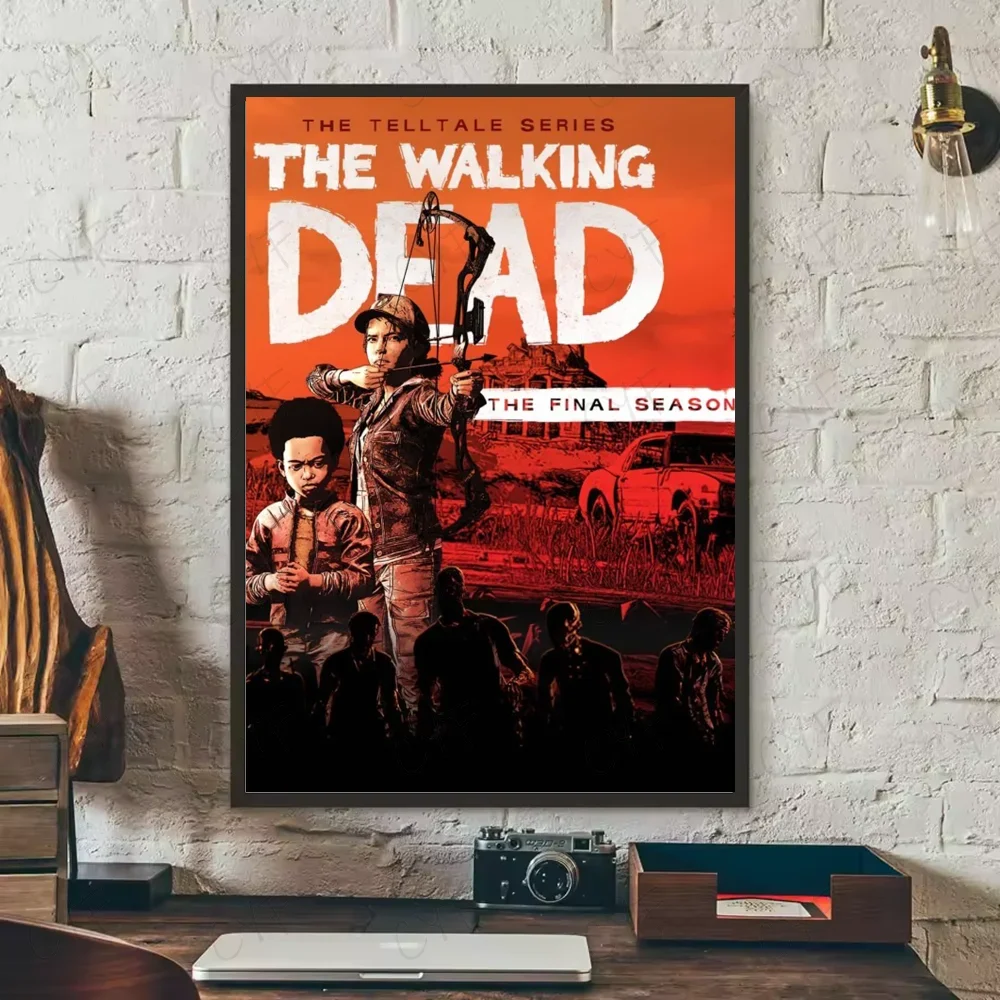Telltales The Walking Dead Poster Aesthetic Wall Art Picture for Living Room Decoration