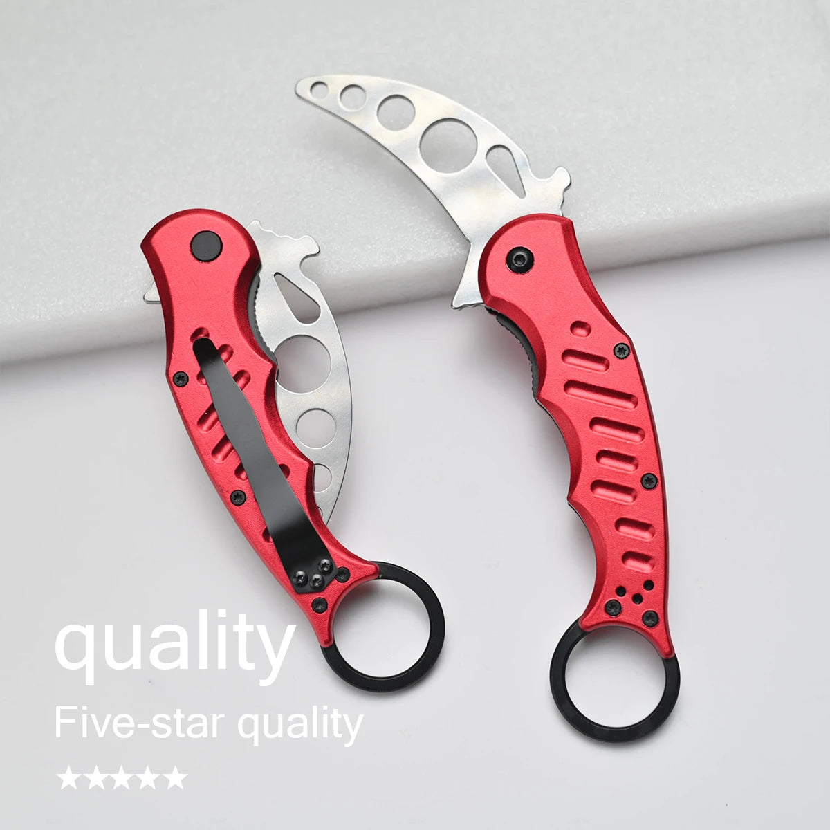 CSGO Folding Knife Game Aluminum Handle Training Knife