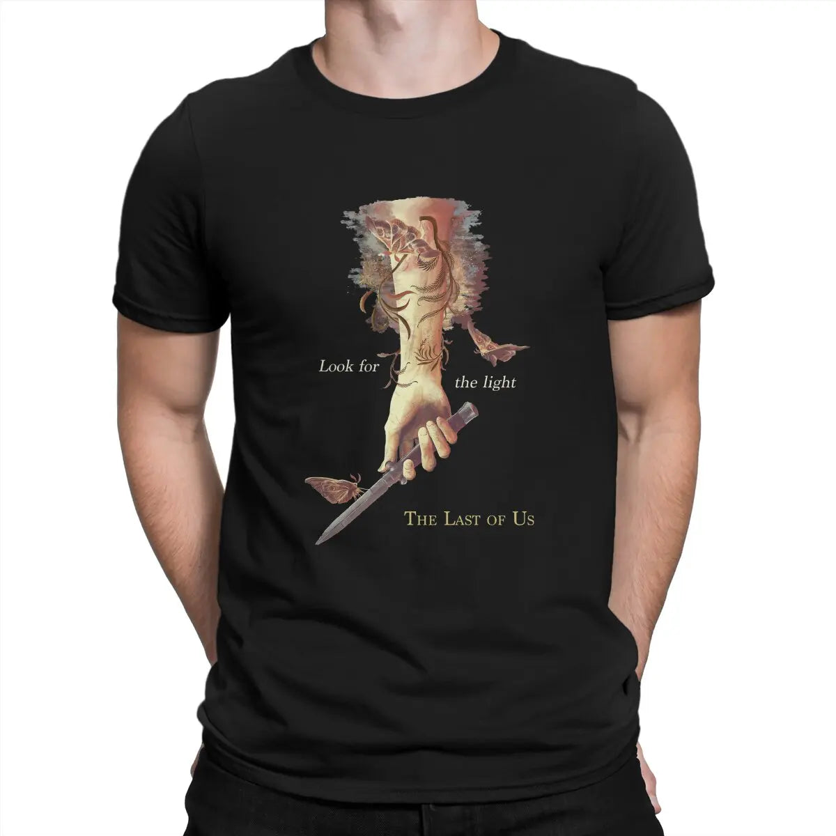 The Last of Us Look For The Light TShirt - Black / 5XL Available at 2Fast2See.co