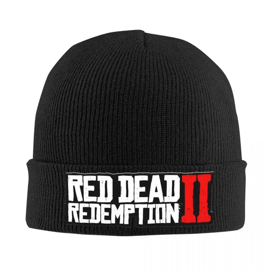 Red Dead Redemption 2 Knit Beanie Winter Warm - Black / One Size Available at 2Fast2See.co
