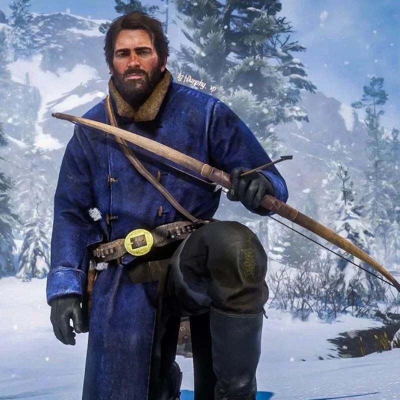 Red Dead Redemption Game Arthur Morgan Coat Cosplay Costume - Coat & Hat / S Available at 2Fast2See.co