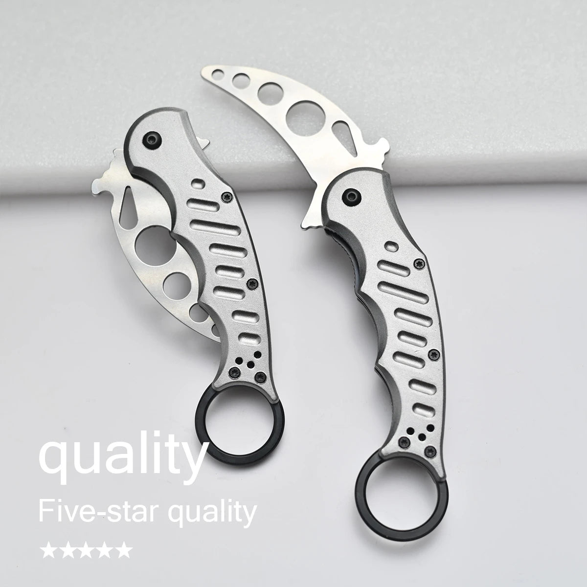 CSGO Folding Knife Game Aluminum Handle Training Knife
