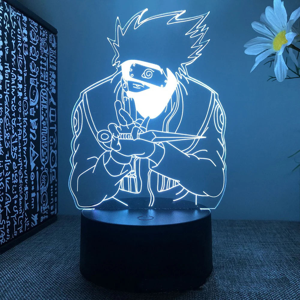 Anime Naruto Uzumaki LED 3D Night Lamps 16 Colors Lamp Decor