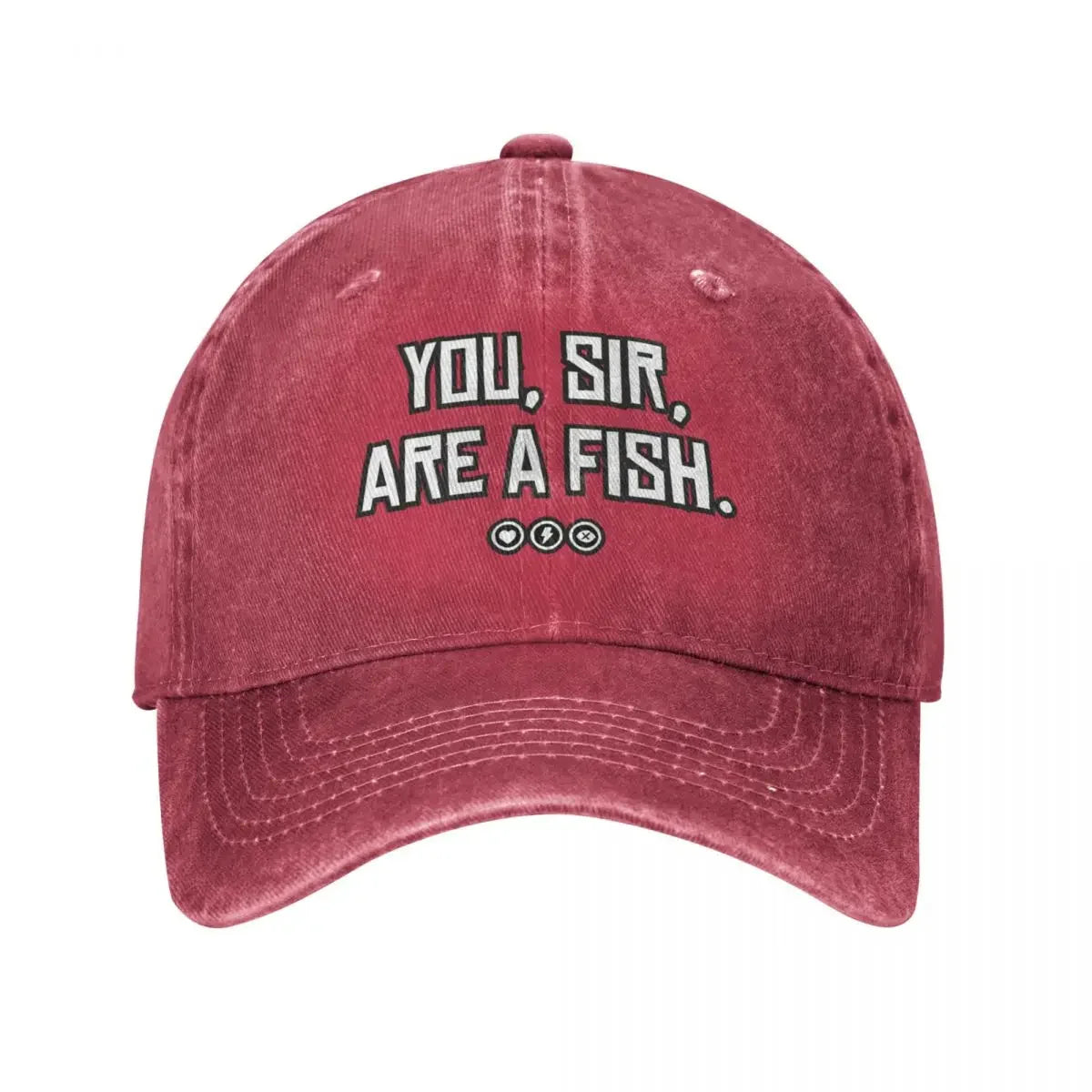 You, sir, are a fish | Red Dead Redemption 2 Inspired Design Cap - Red Available at 2Fast2See.co