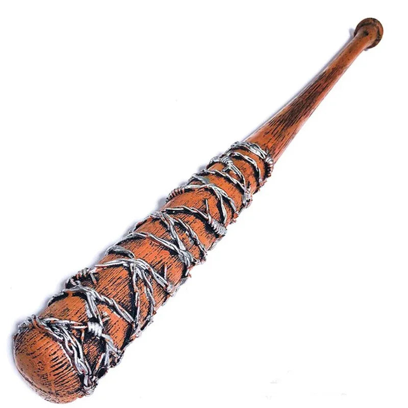 The Walking Dead Wooden Replica Negan 'Lucille Baseball Bat Barbed Wired Baseball Bat - Original Color Available at 2Fast2See.co