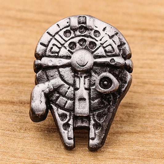 Star War Brooch Spacecraft Millennium Falcon Vintage Pin - Millennium Falcon Available at 2Fast2See.co