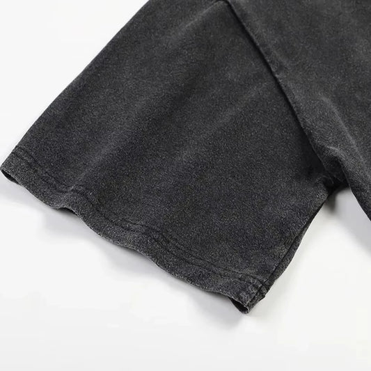 Arcane Viktor Baby Girl Washed Vintage Tshirt - Vintage Black / M Available at 2Fast2See.co