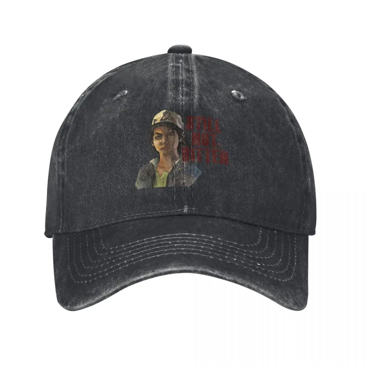 The Walking Dead Clementine Retro Washed Baseball Cap - Black / One Size Available at 2Fast2See.co