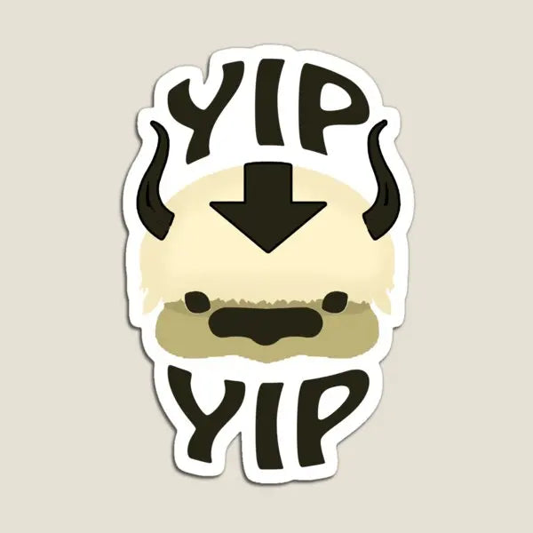 The Last Airbender Yip Yip Appa Cute Magnet - Small Available at 2Fast2See.co