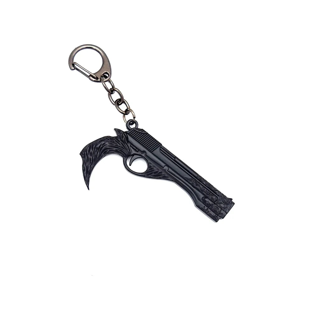 Devil May Cry Dante & Nero Sword Keychain Set - Rebellion, Red Queen, Ebony & Ivory Revolver Keyrings - Option 3 Available at 2Fast2See.co