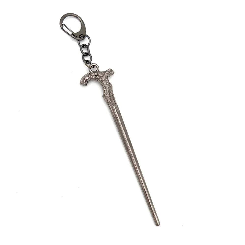 Devil May Cry Dante & Nero Sword Keychain Set - Rebellion, Red Queen, Ebony & Ivory Revolver Keyrings - Option 7 Available at 2Fast2See.co