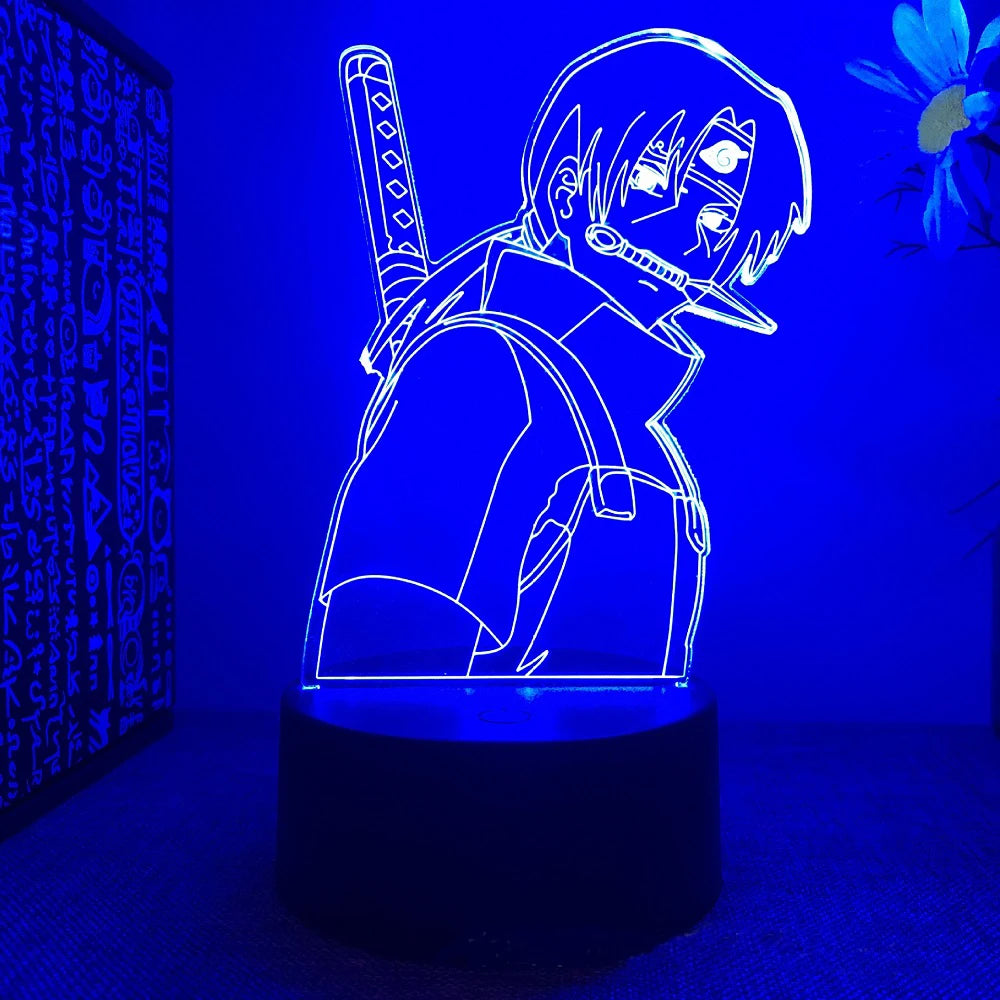 Anime Naruto Uzumaki LED 3D Night Lamps 16 Colors Lamp Decor