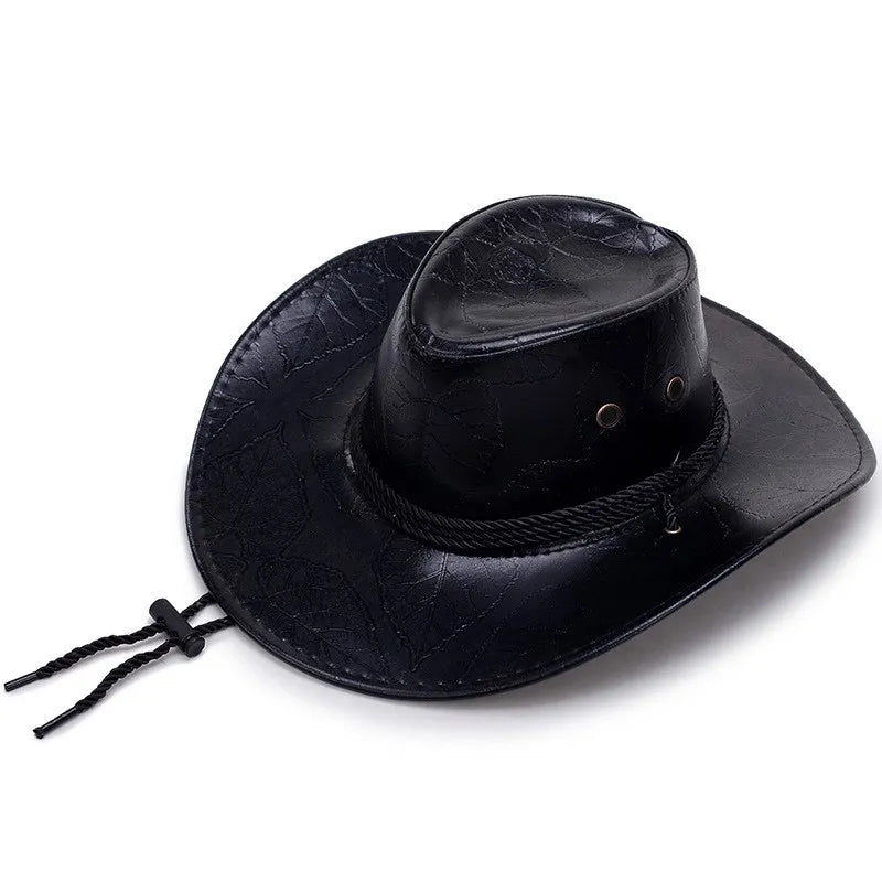 Red Dead Redemption 2 Arthur Morgan's Leather Cosplay Hat Black/Brown - Black Available at 2Fast2See.co