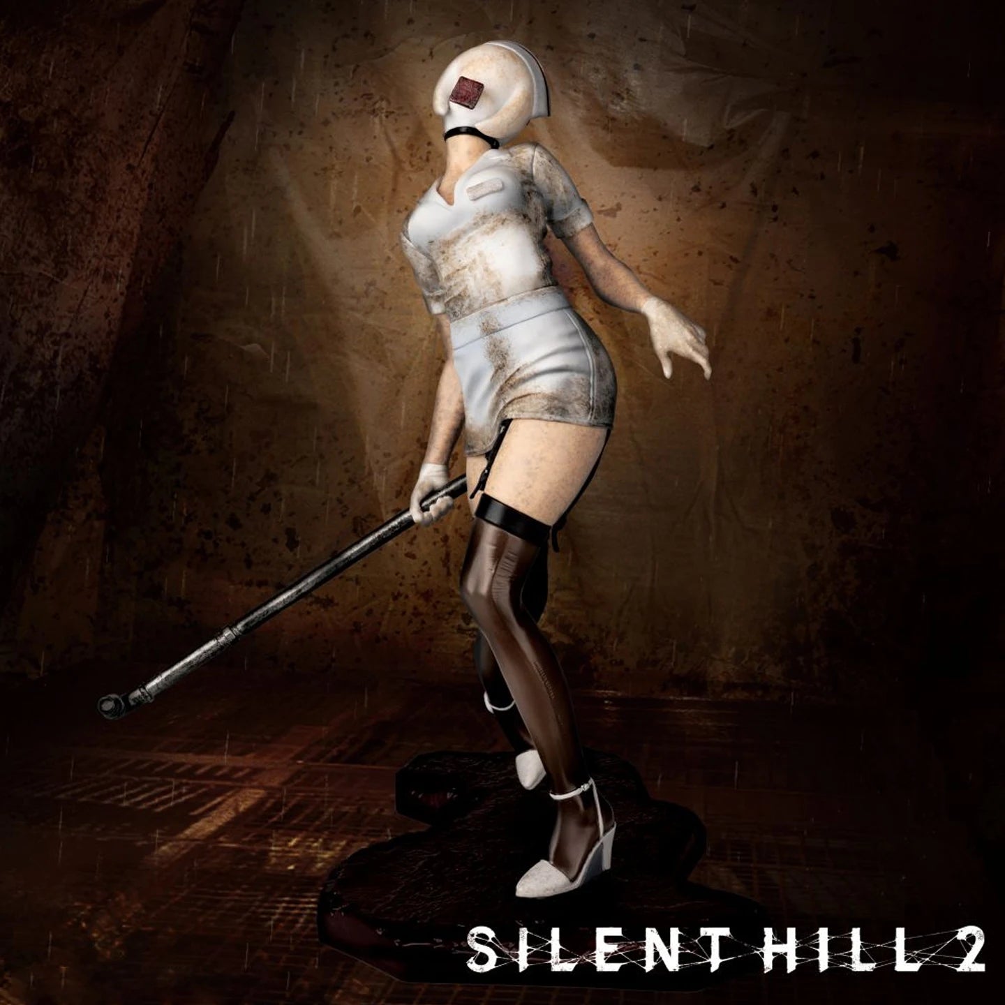 Silent Hill 2 Konami Figures Triangle Head Bubble Head Nurse Pvc Collectibles
