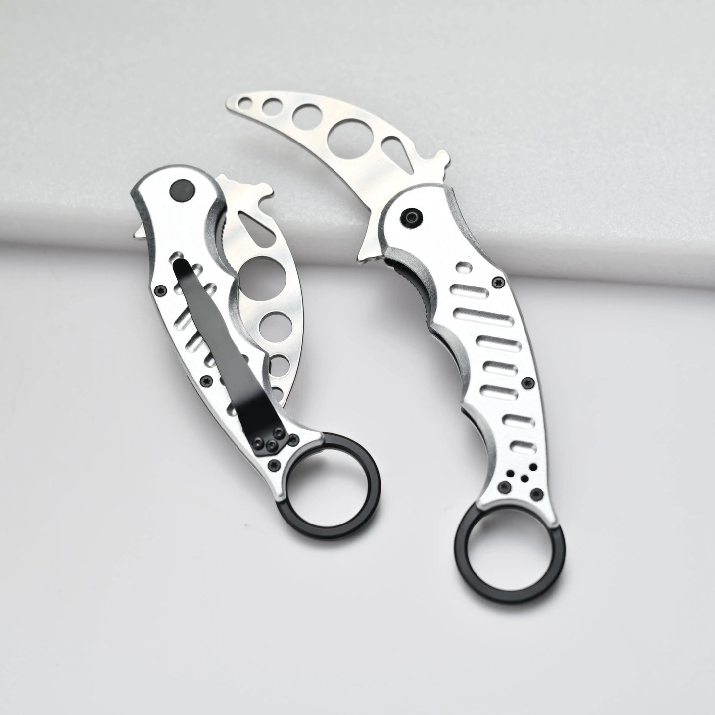 CSGO Folding Knife Game Aluminum Handle Training Knife