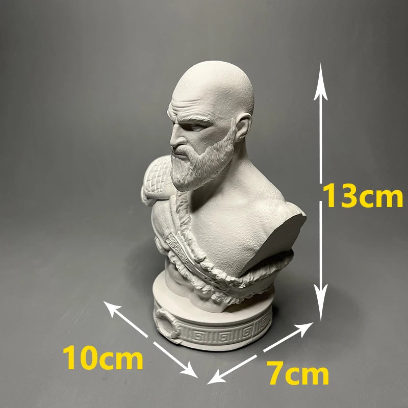 God of War Kratos Desktop Sculpture Model