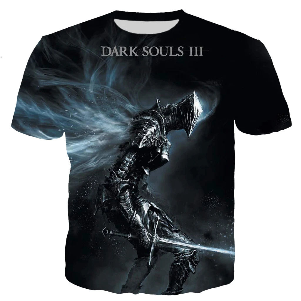 Dark Souls Remastered Inspired Cotton Tshirts - 5 / S Available at 2Fast2See.co