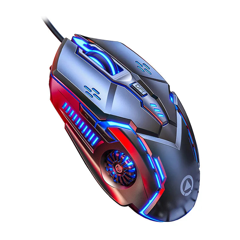 Ergonomic Wired Gaming Mouse with RGB