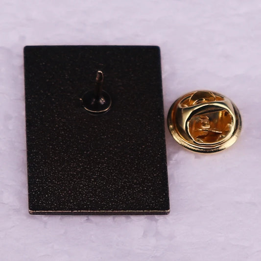 NieRs for the Glory of Mankind YoRHa Enamel Pin Vintage Brooch - NieRs for the Glory of Mankind YoRHa Logo Badge Vintage Brooch Available at 2Fast2See.co