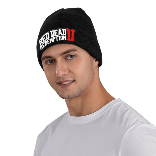 Red Dead Redemption 2 Knit Beanie Winter Warm - Black / One Size Available at 2Fast2See.co