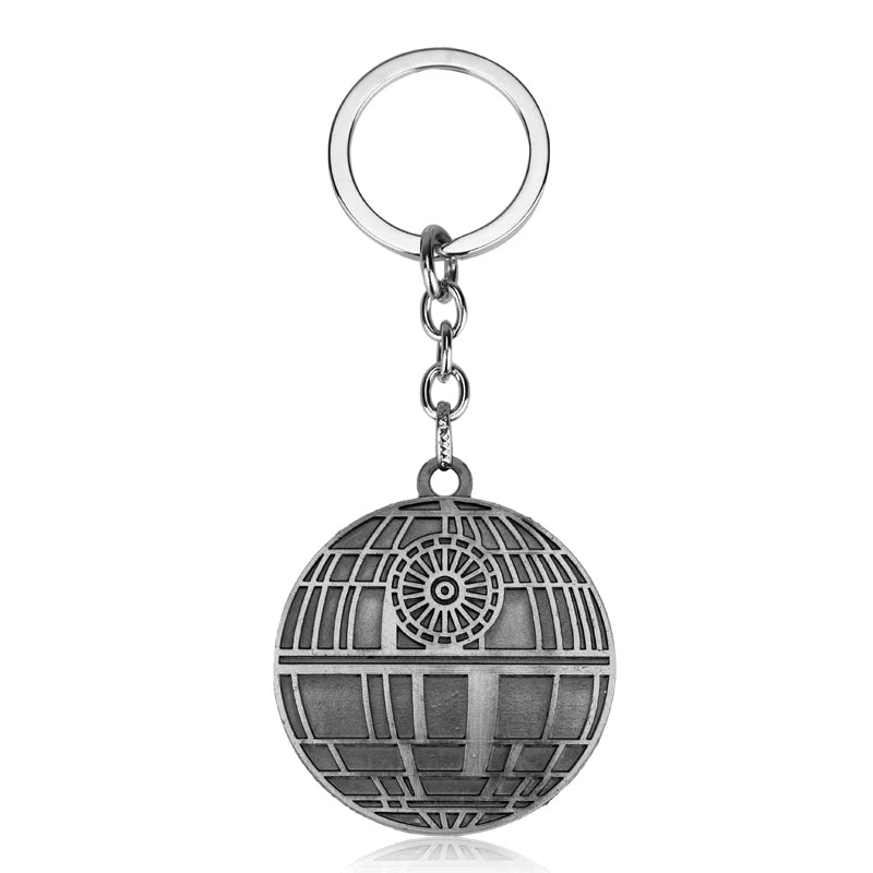Star War Death Star Keychain Metalic Retro - Available at 2Fast2See.co