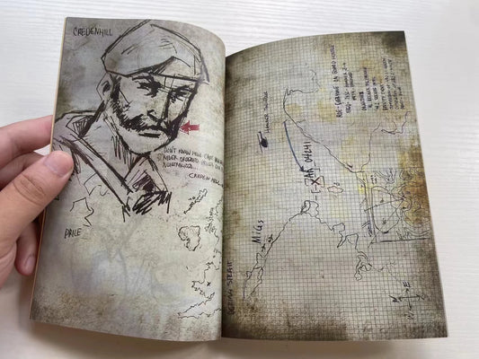 Call Of Duty Game John 'SOAP' MacTavish Journal Diary COD Cosplay Prop Replica - Default Title Available at 2Fast2See.co