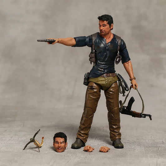NECA Figure Uncharted 4 A Thief's End Nathan Drake Action Figure Model 17cm - Available at 2Fast2See.co