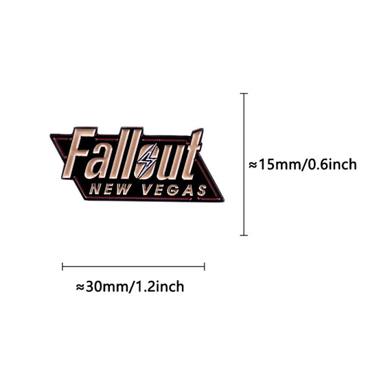 Falloout-Game Logo Metal Pin - Available at 2Fast2See.co
