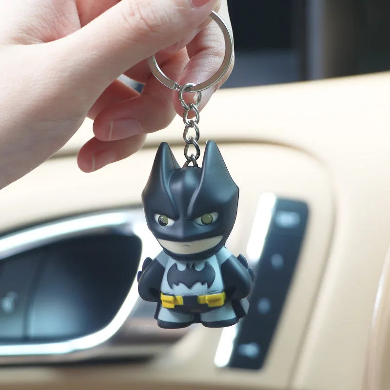 Batman 6cm The Dark Knight Rises Figure Eyes with Light Keychain