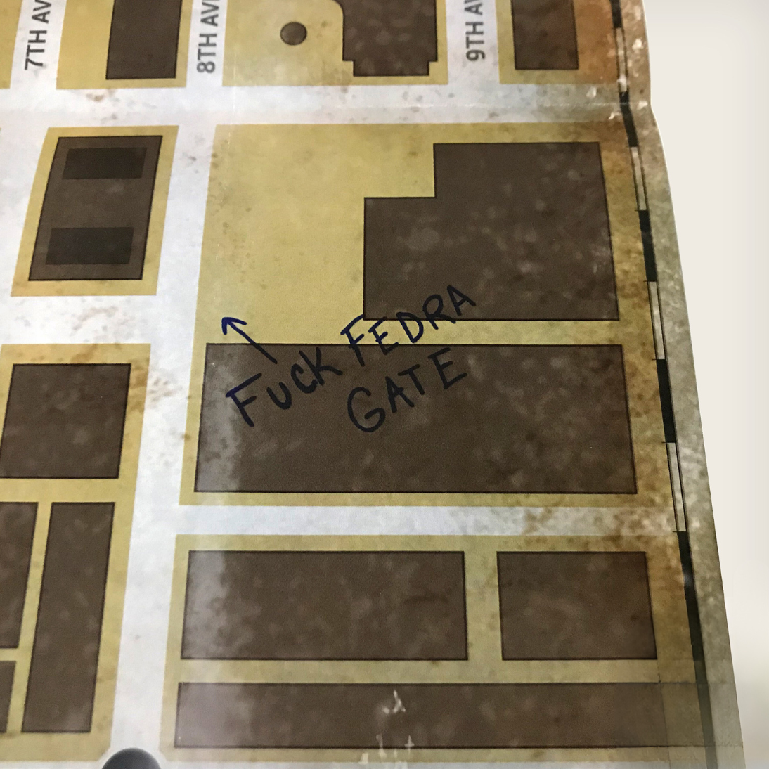 The Last of Us Part II Ellie's Seattle Map High Quality Fanmade - Default Title Available at 2Fast2See.co