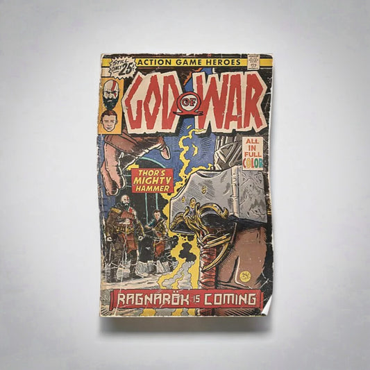 God of War Ragnarok Is Coming Comic Book Cover Poster - 20X30cm Available at 2Fast2See.co