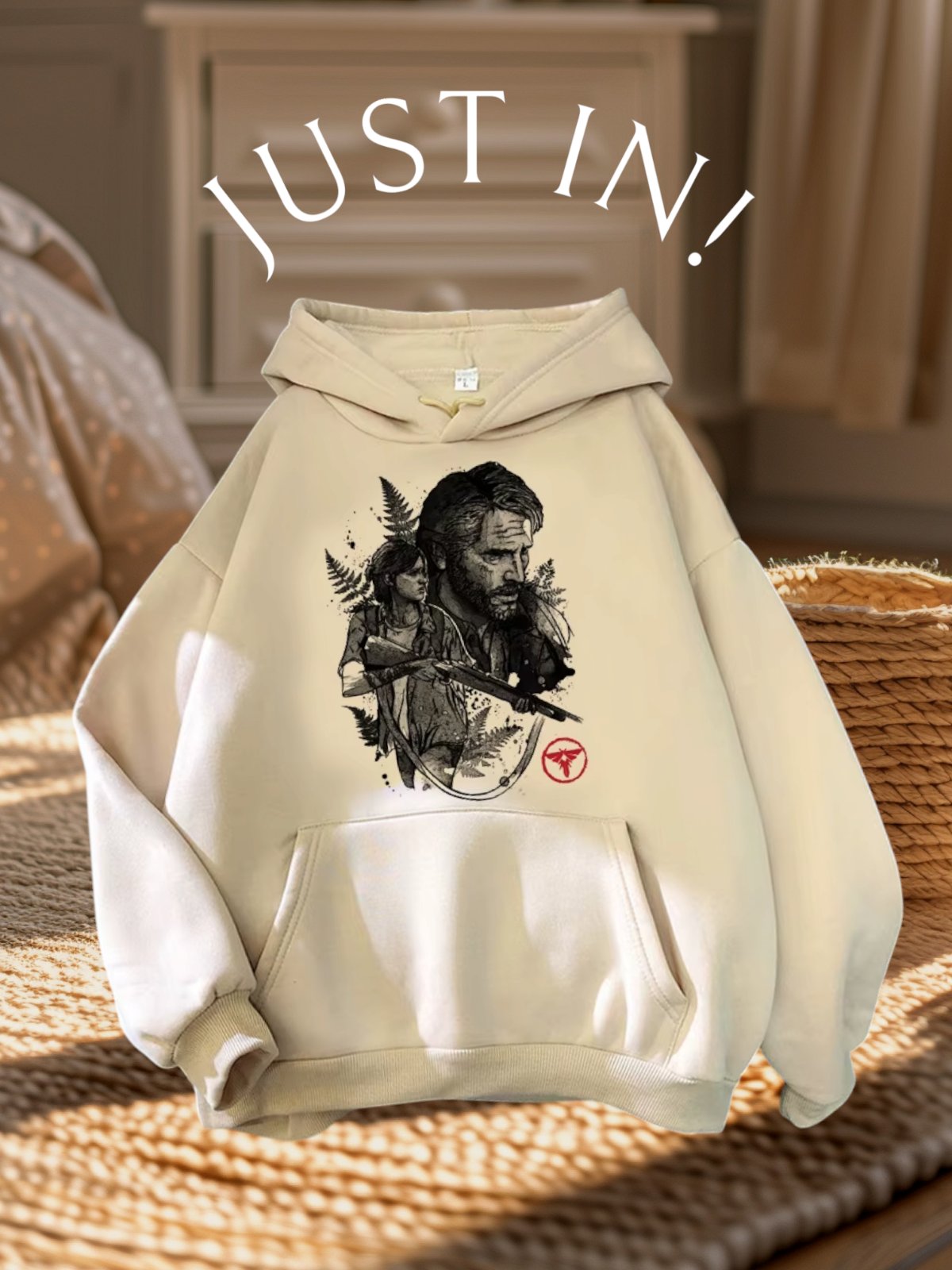 The Last of Us Part II Cotton Casual Hoodie Khaki