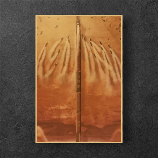 Red Dead Redemption 2 Video Game Inspired Vintage Poster - 21X30cm Available at 2Fast2See.co