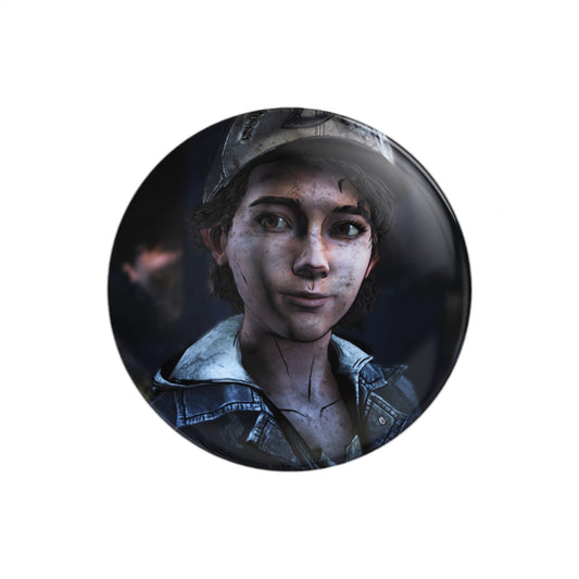 Telltale The Walking Dead Clementine Handmade Round Badge - 58mm Available at 2Fast2See.co