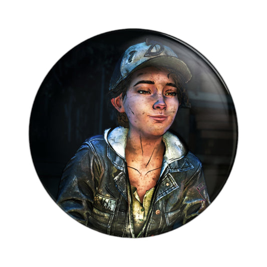 Telltale The Walking Dead Little Clementine Handmade Round Badge - 32mm Available at 2Fast2See.co