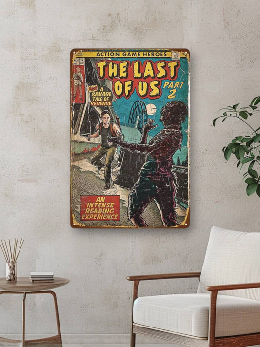 The Last of Us 2 Abby Anderson Comic Cover Metal Wall Sign - Clear / 14x20cm Available at 2Fast2See.co