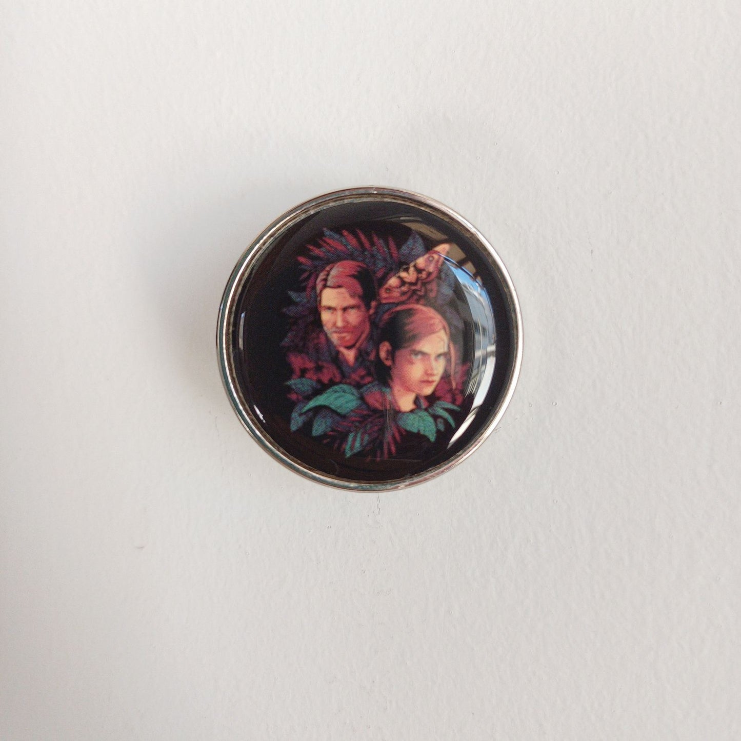 The Last of Us I'd Lose Myself Ellie and Joel Metallic Pin