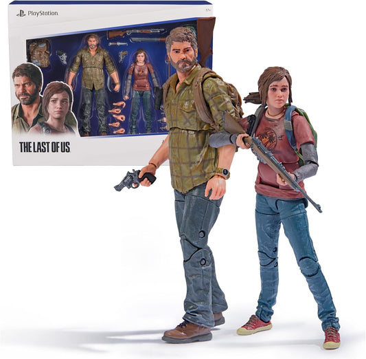 The Last of Us PlayStation Spin Master Joel and Ellie 6ā Action Figures Pack - Default Title Available at 2Fast2See.co