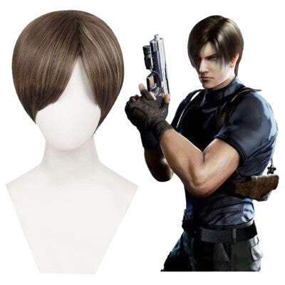 Resident Evil Biohazard Leon Scott Kennedy Cosplay Wig