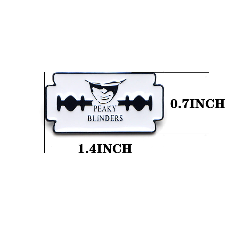 Peaky Blinders Razor Pin - Default Title Available at 2Fast2See.co