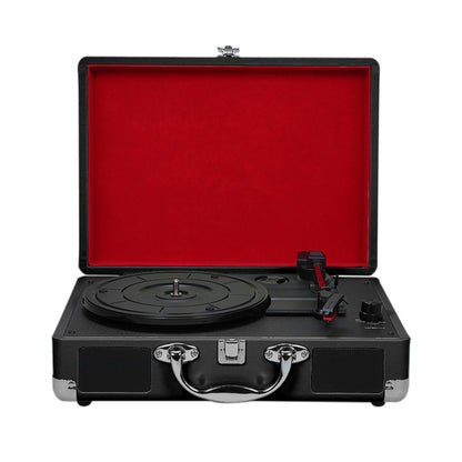 Vintage Portable Phonograph Turntables - Black Available at 2Fast2See.co