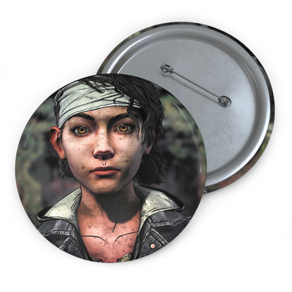 Telltales The Walking Dead Clementine Handmade Brooch