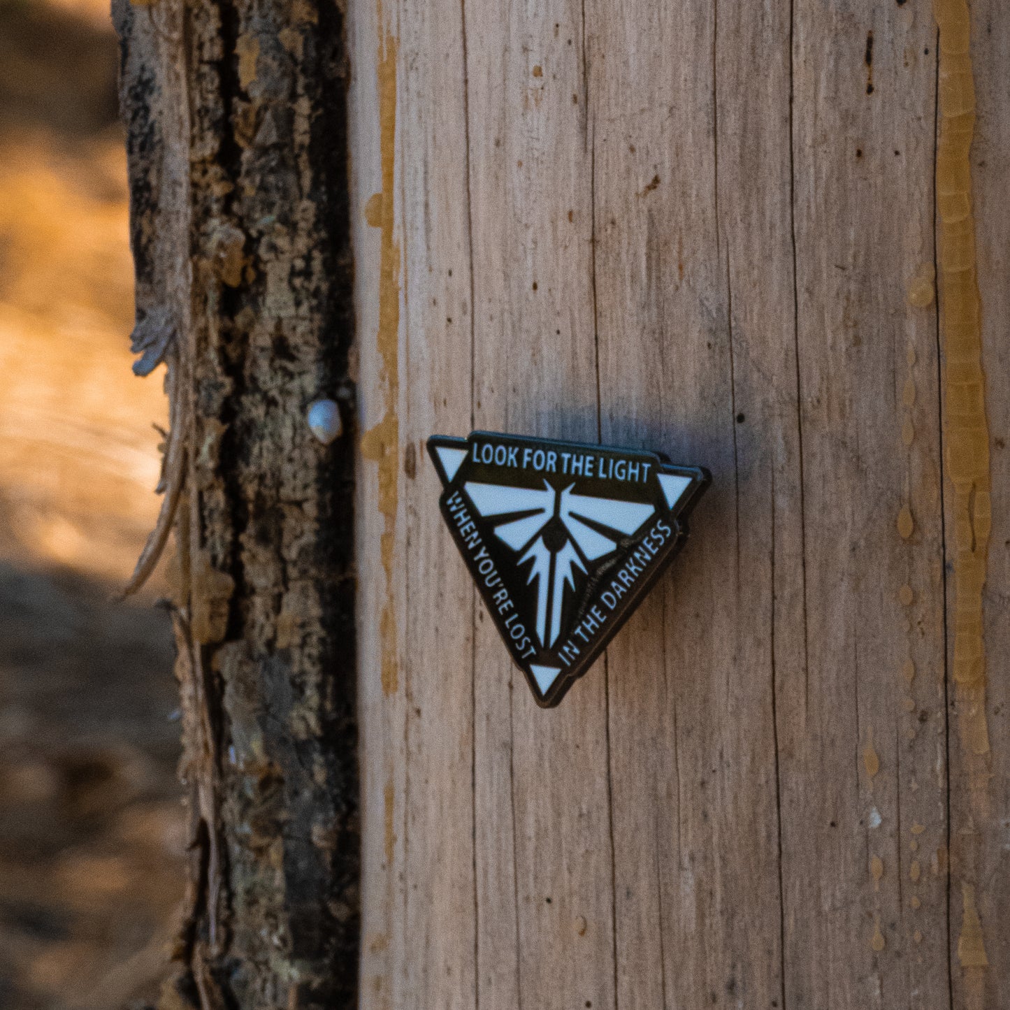 When You're Lost In The Darkness Look for The Light Enamel Pin The Last of Us - Look for The Light Enamel Pin Available at 2Fast2See.co