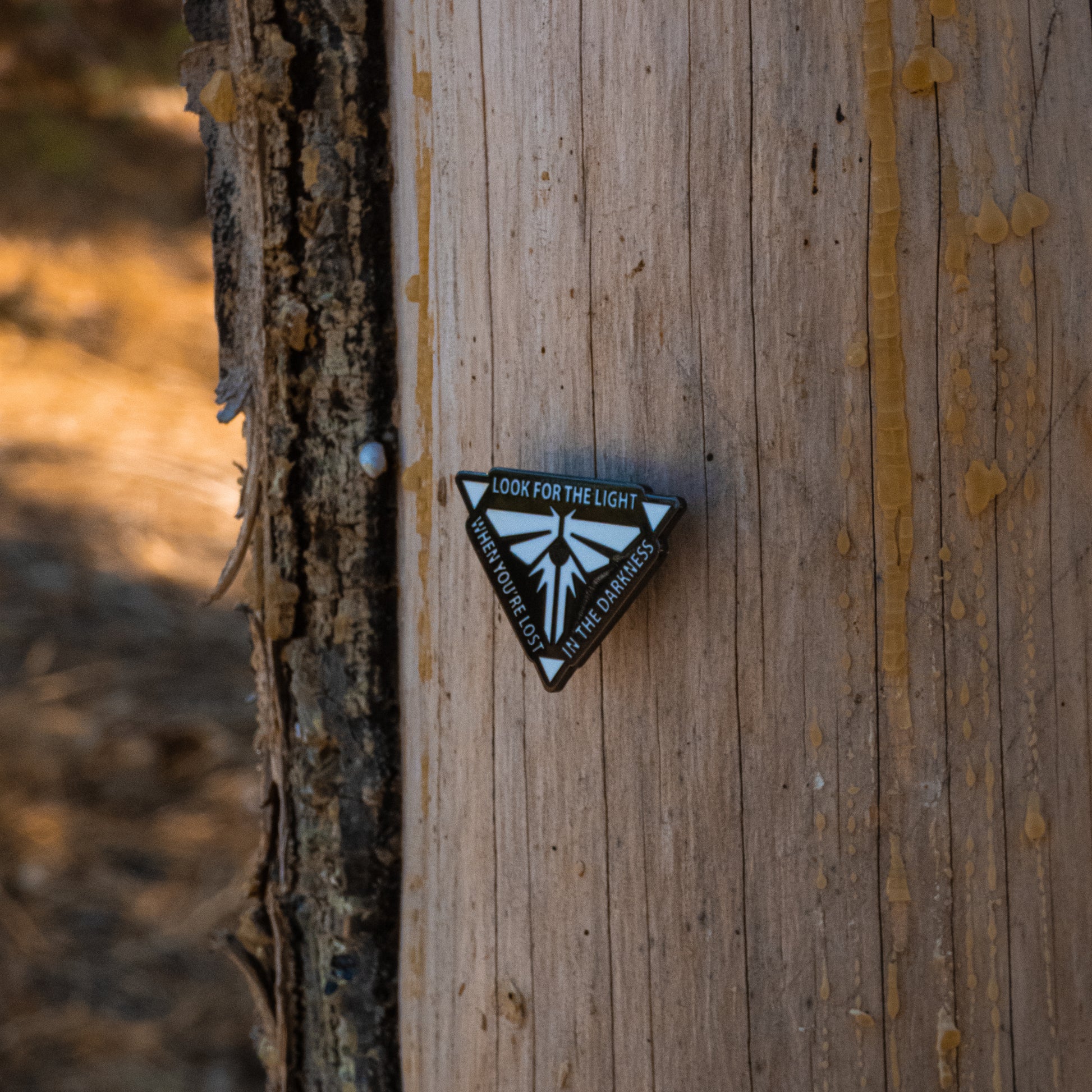 When You're Lost In The Darkness Look for The Light Enamel Pin The Last of Us - Available at 2Fast2See.co